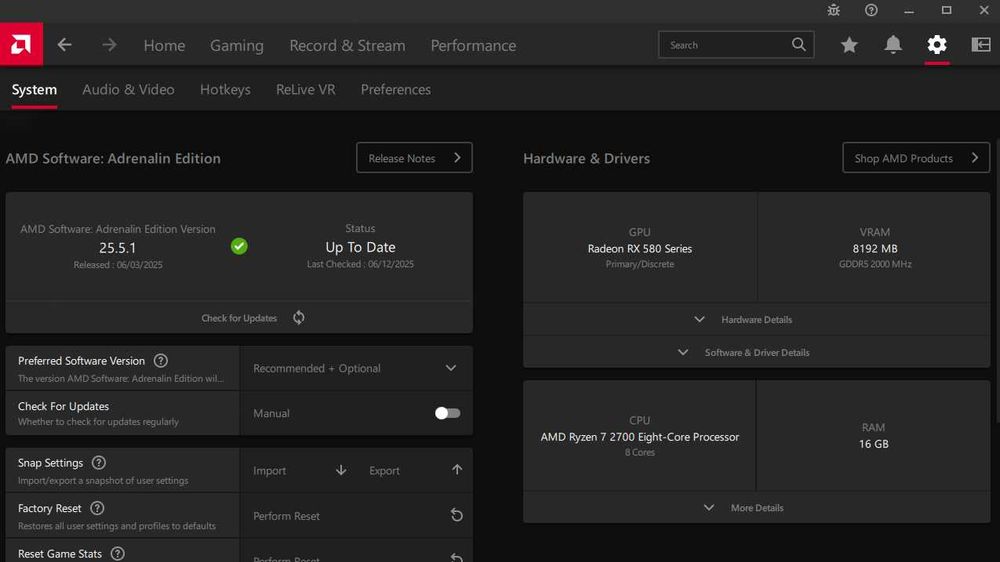 vand msi  rx580 8gb vram