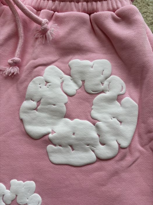 Pantaloni scurti denim tears