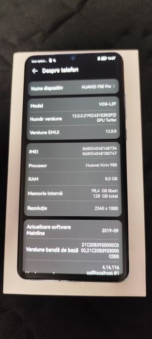 Vand Huawei p30 pro