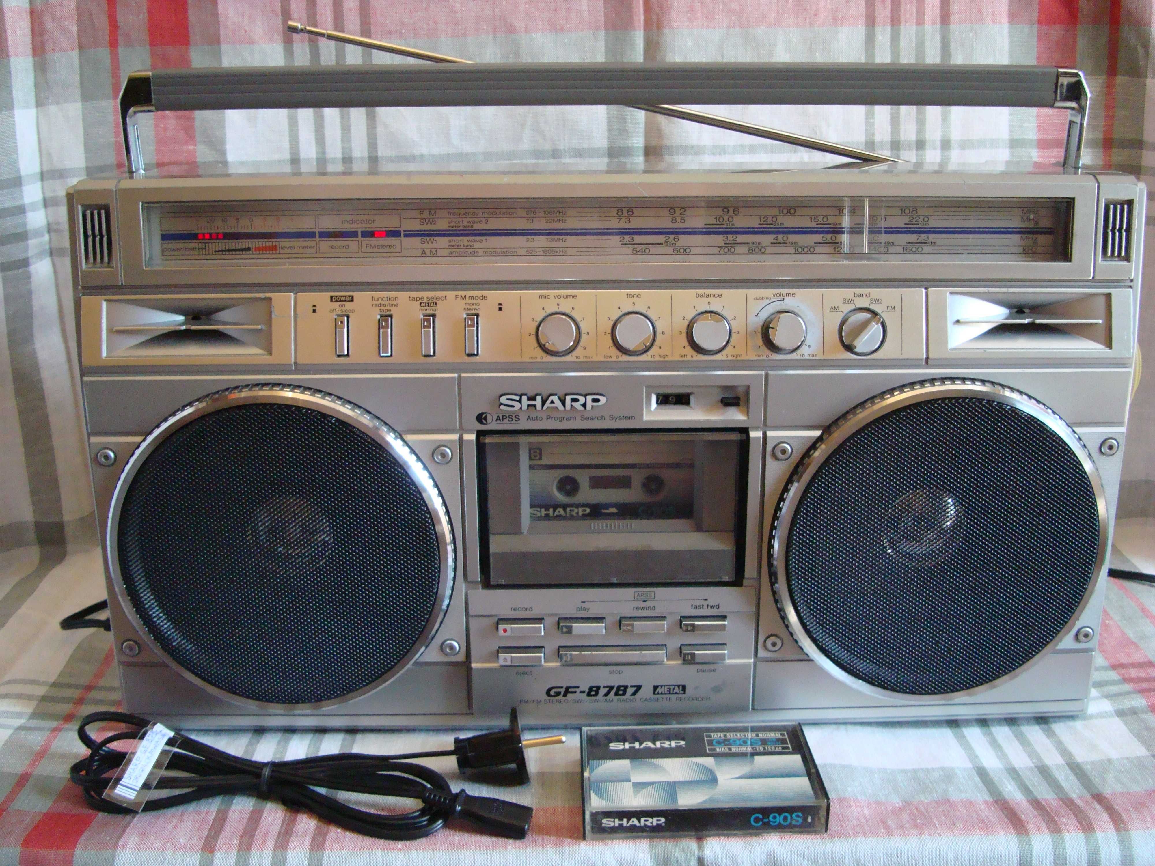 SHARP GF - 8787 Z. 1981 год. Редкий . Made in Japan .