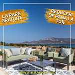 Set mobilier gradina/terasa 2 fotolii canapea și masa LIVRARE GRATUITA