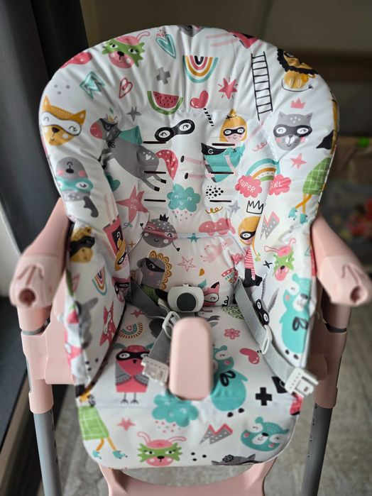 Стол за хранене Peg Perego - Prima Pappa Follow Me, Super Girl