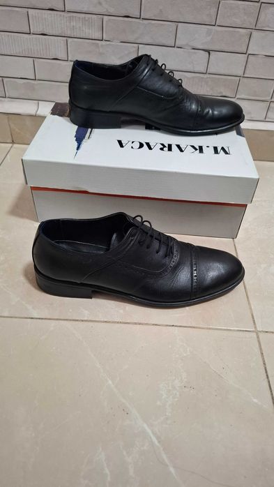 Мъжки официални обувки от естествена кожа