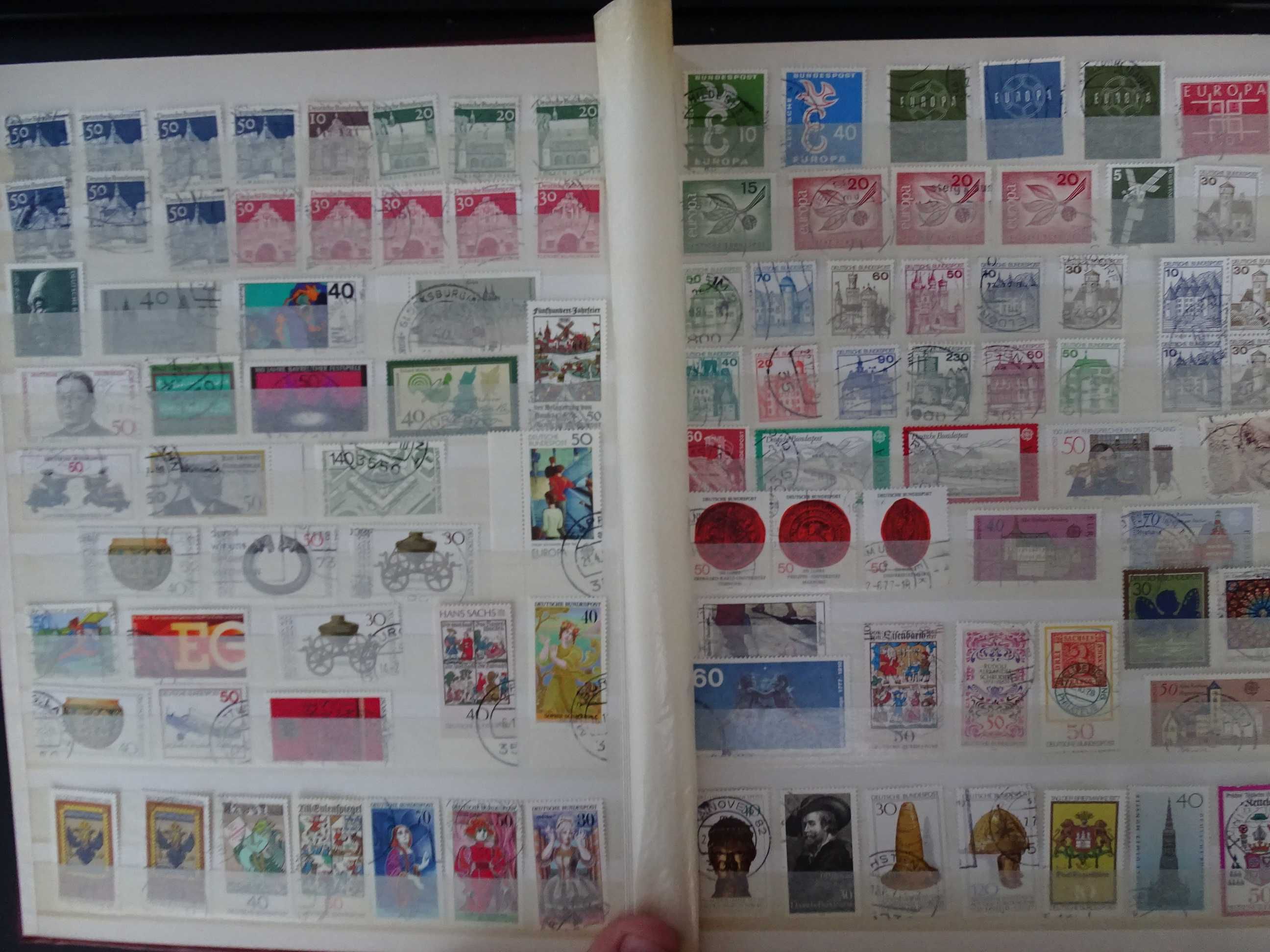 Germania Bund - Clasor cu timbre stampilate 1970-1990 (Lot 330)