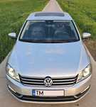 VW PASSAT B7, AUTOMAT, 2.0 DIESEL, piele, trapa 140 CP, line asistent
