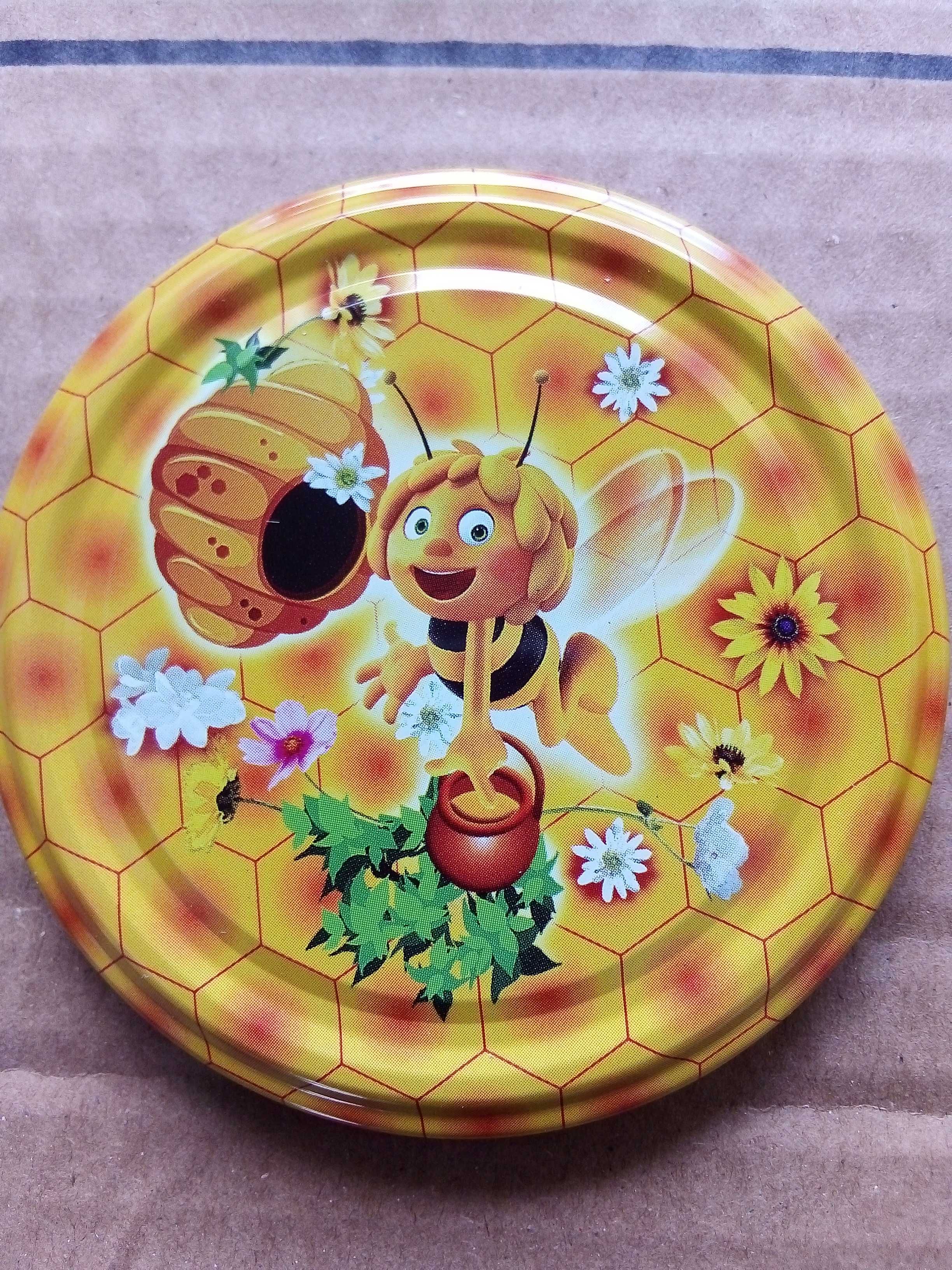 Капачки за буркани 720мл-ф82 с лого пчелен мед