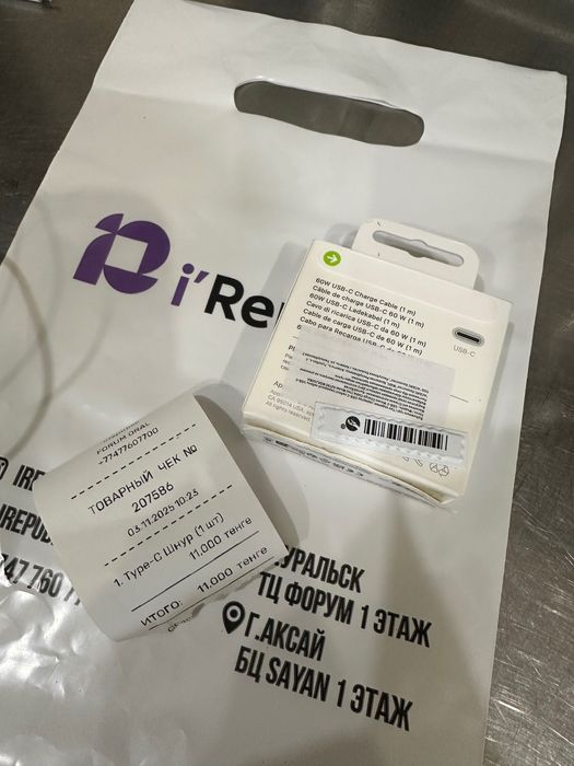 Type-c айфон, оригинальный шнур