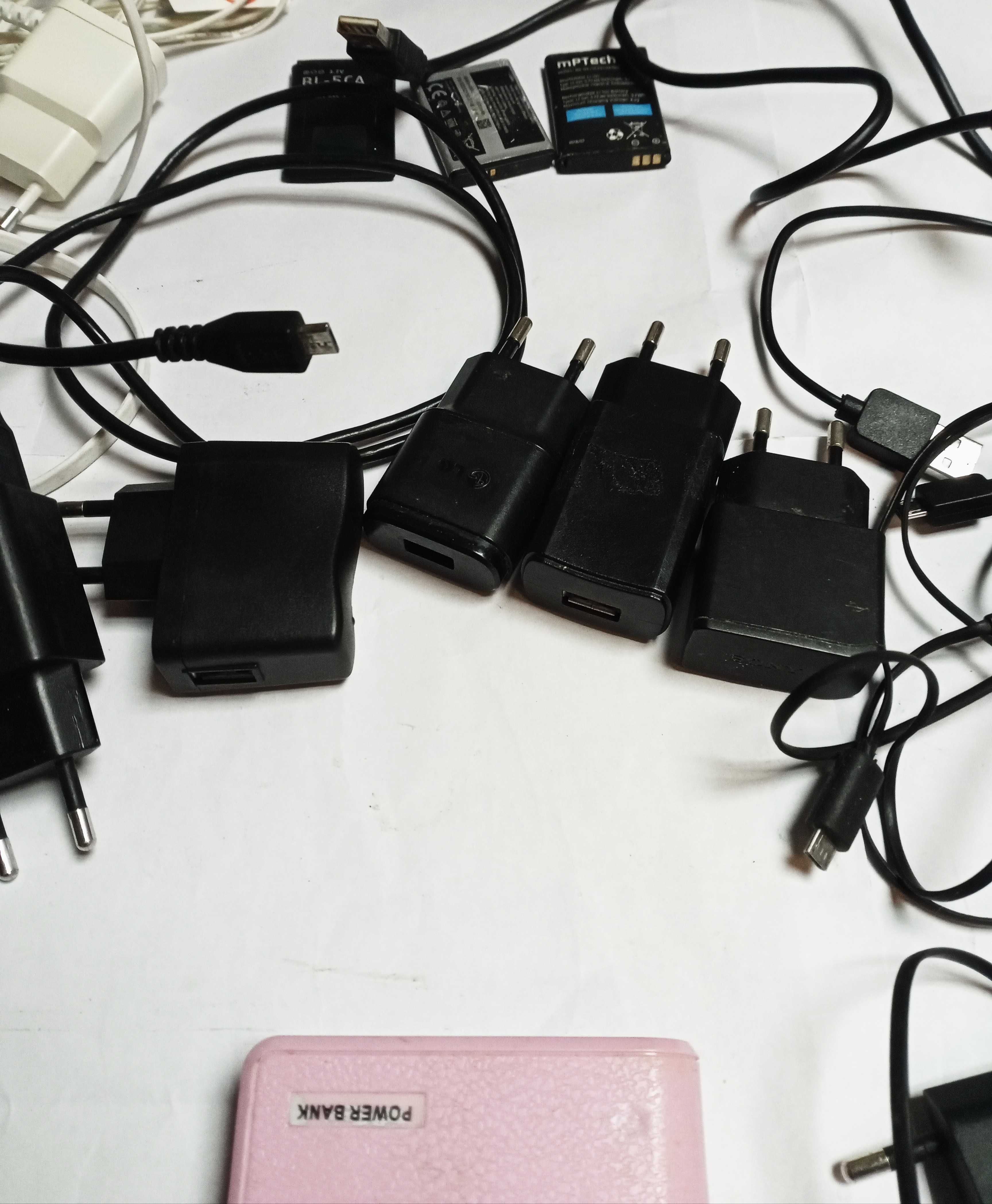 Лот зарядни кабели батерия power bank