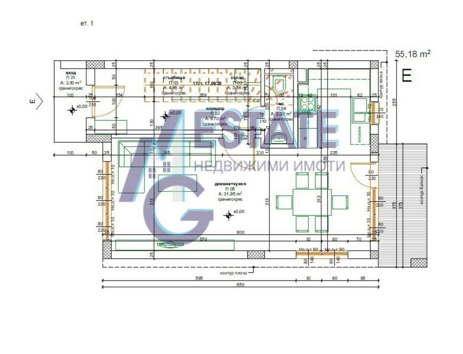 Продажба на Къща с РЗП 116 кв.м. в гр. Поморие.