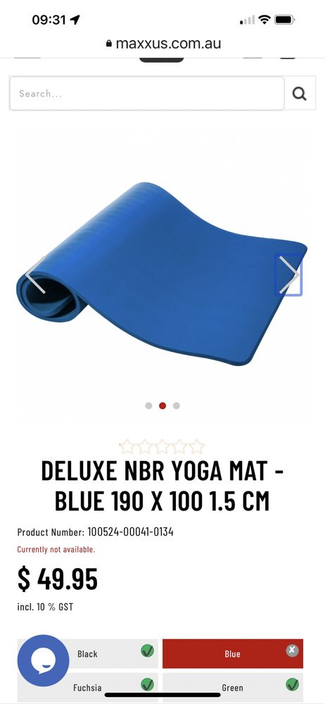 Saltea yoga Pilates de lux cu spuma de cauciuc natural cu memorie  Sal