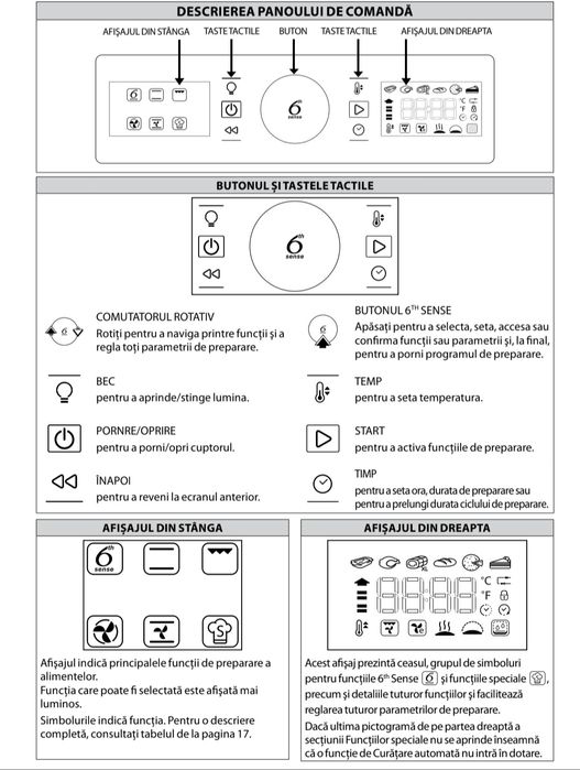Pachet Plita  si Cuptor incorporabile Whirlpool 6th sense ecran tactil