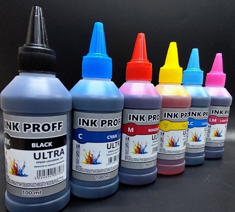 Чернила для принтеров Epson l1800, 850, 800