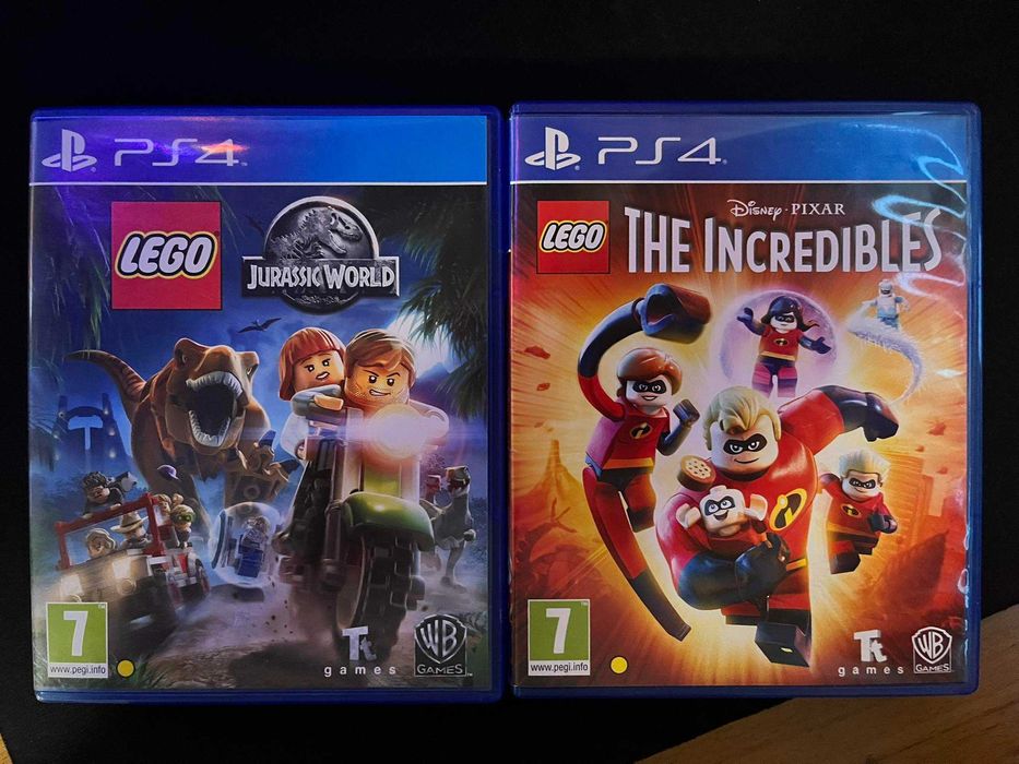 Lego Jurassic World и Lego The Incredibles PS4