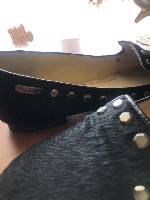 Balerini piele ponei Pepe Jeans