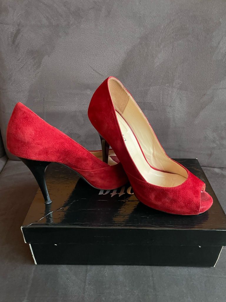 Pantofi piele intoarsa Botta
