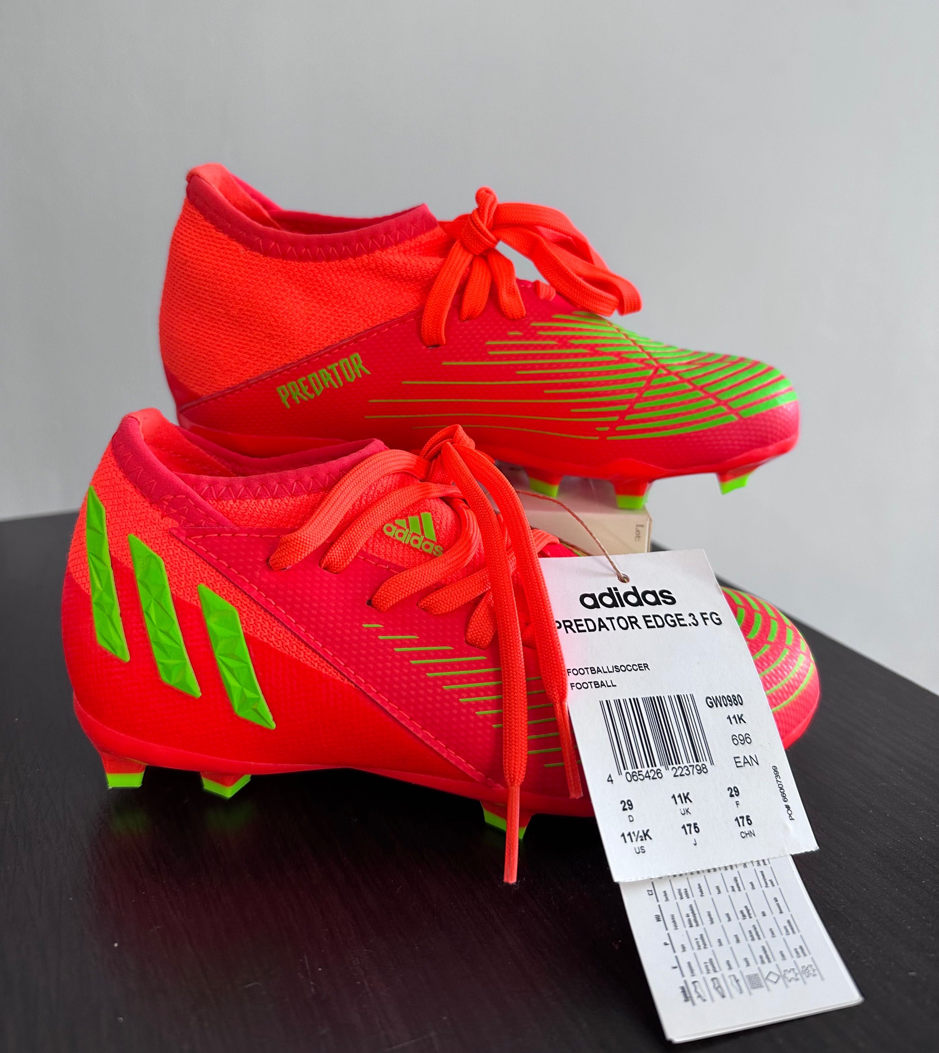 Ghete de fotbal adidas Predator Edge.3 FG Junior