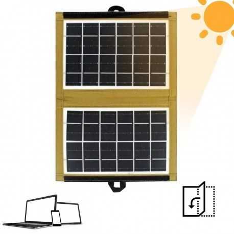 Panou Solar Fotovoltaic 7W Portabil, Tip Husa cu USB 5V Stabilizat