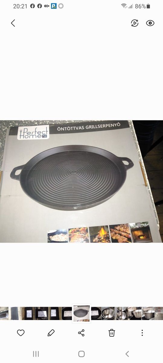 Grill fontă/placă fontă 33 cm,Promo 99 lei