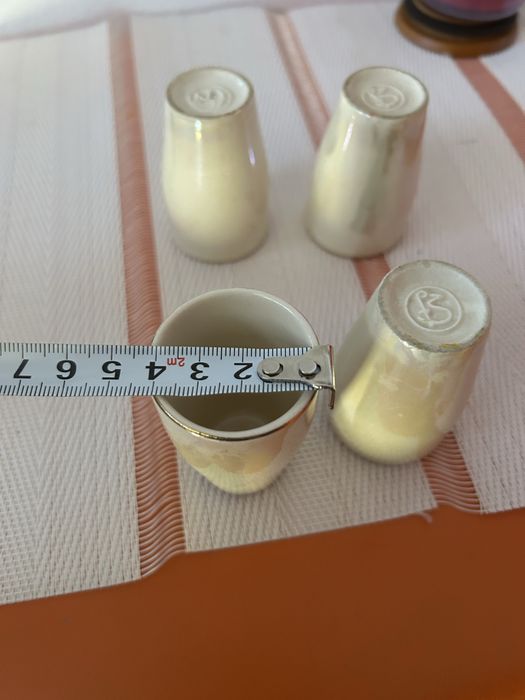 Set 4 pahare tuica/ spirtoase vintage