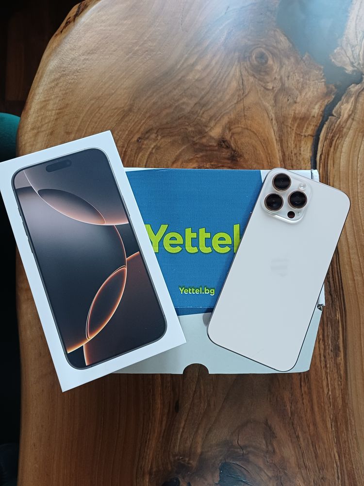 Iphone 16 pro max 256gb Yettel гаранция 24м!