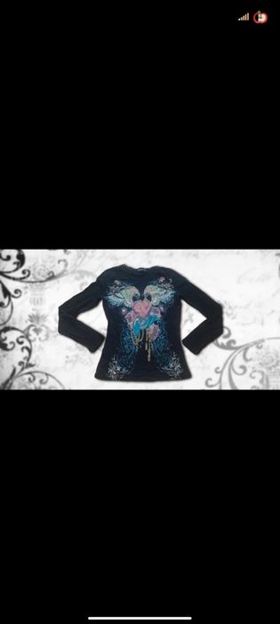 bluza neagra model y2k