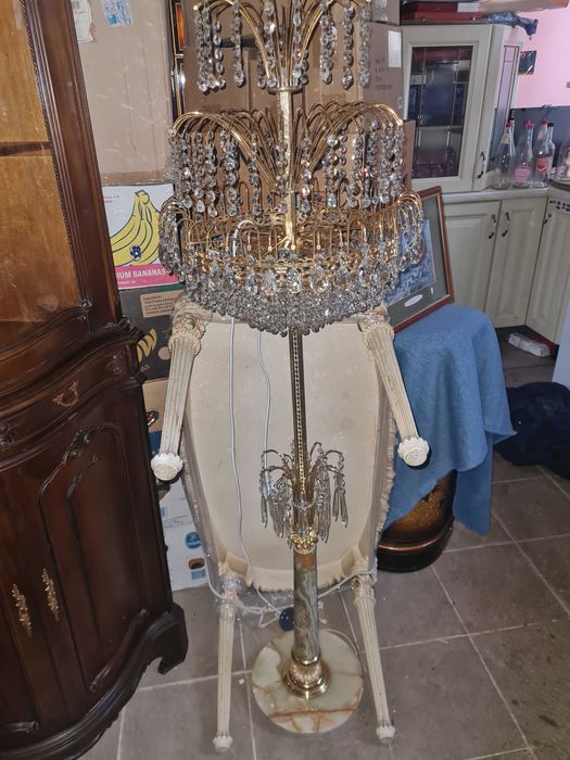 Lampadar cristal in stil francez