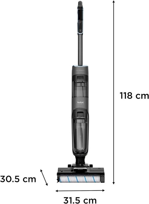 Tefal X-CLEAN 4 Безжична прахосмукачка за мокро и сухо почистване,сива
