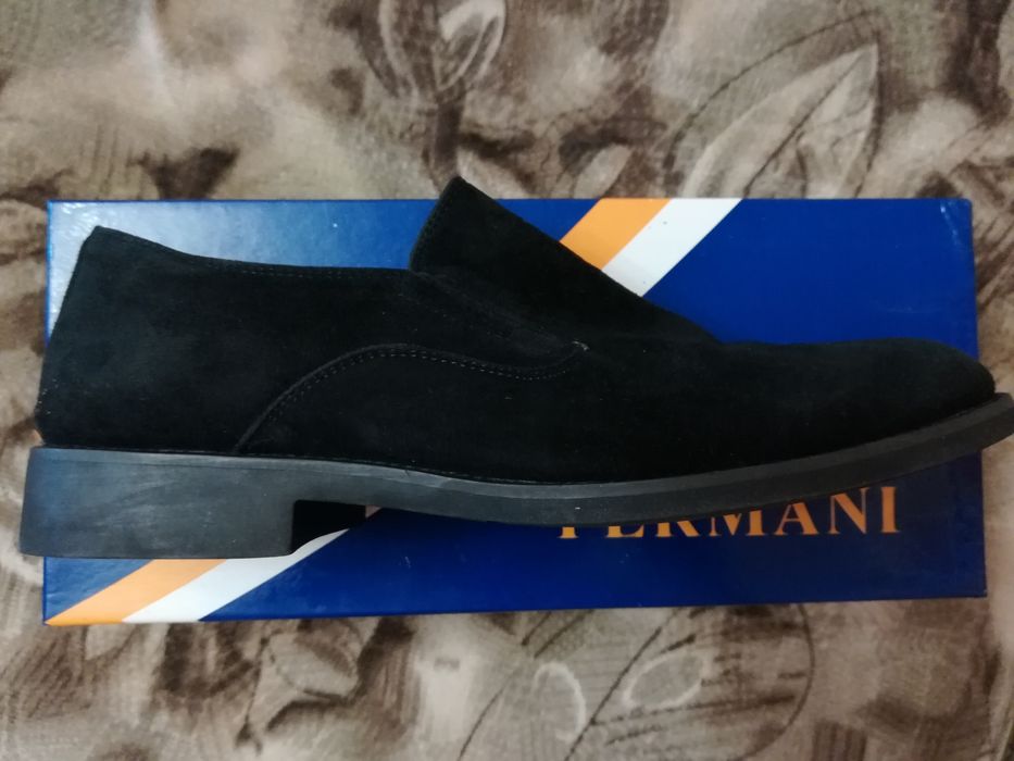 Мужская обувь, замшевая