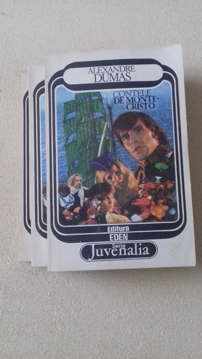Romanul CONTELE DE MONTE CRISTO in 3 volume