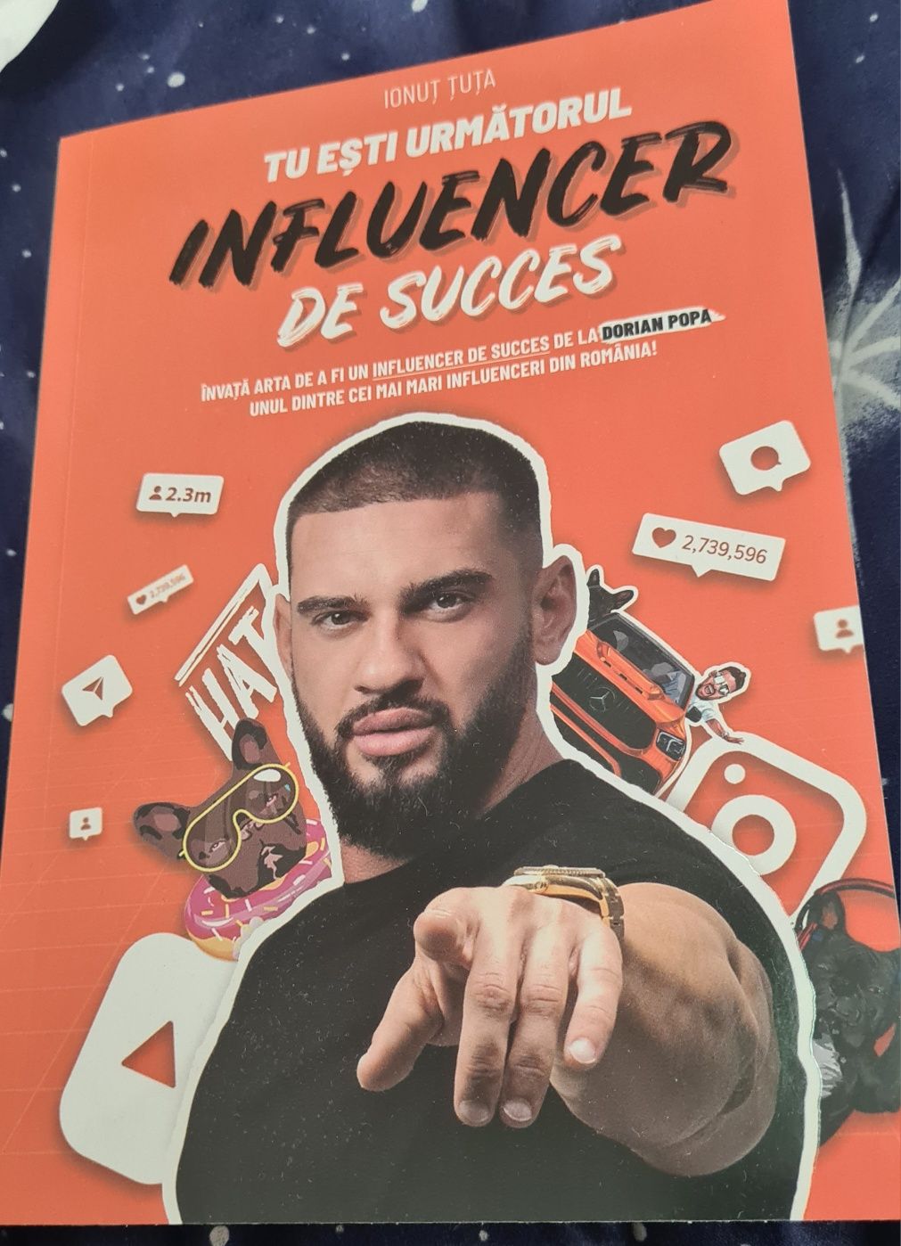 Carte "Tu ești următorul influencer de succes" Dorian Popa