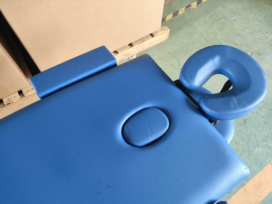 Masa pentru masaj,Aluminiu/Piele ecologica, Rosu, NOU