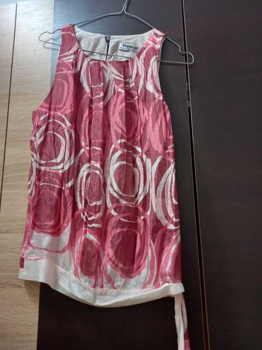 Top subtire de mătase pentru ocazii