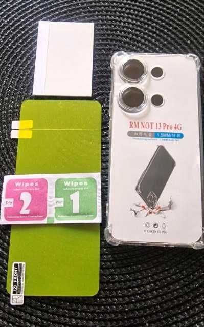 XIAOMI Redmi Note 13 Pro / Poco C6 Силиконов калъф + стъклен протектор