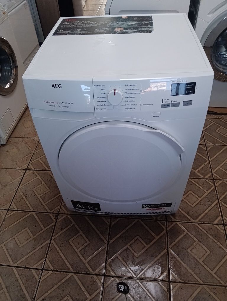 Сушилня с термопомпа АЕГ Aeg Series 7000 A+++ 8кг 2 години гаранция,!