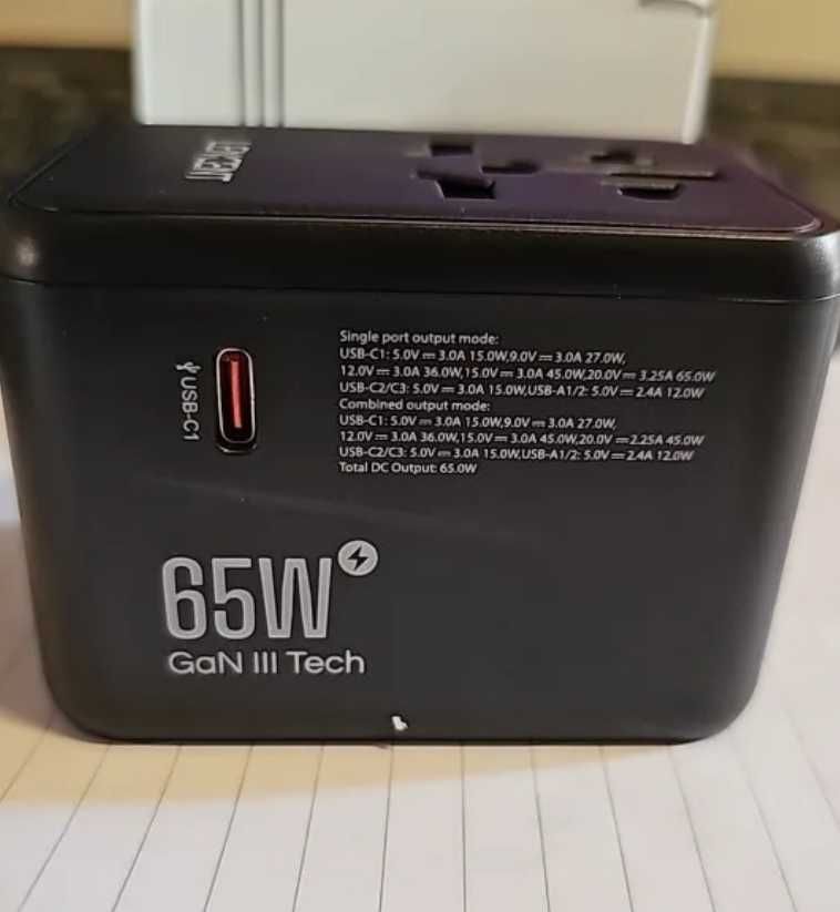 Заряжай технику Грамотно Новый Lencent 65W розетка умная зарядка 4 USB