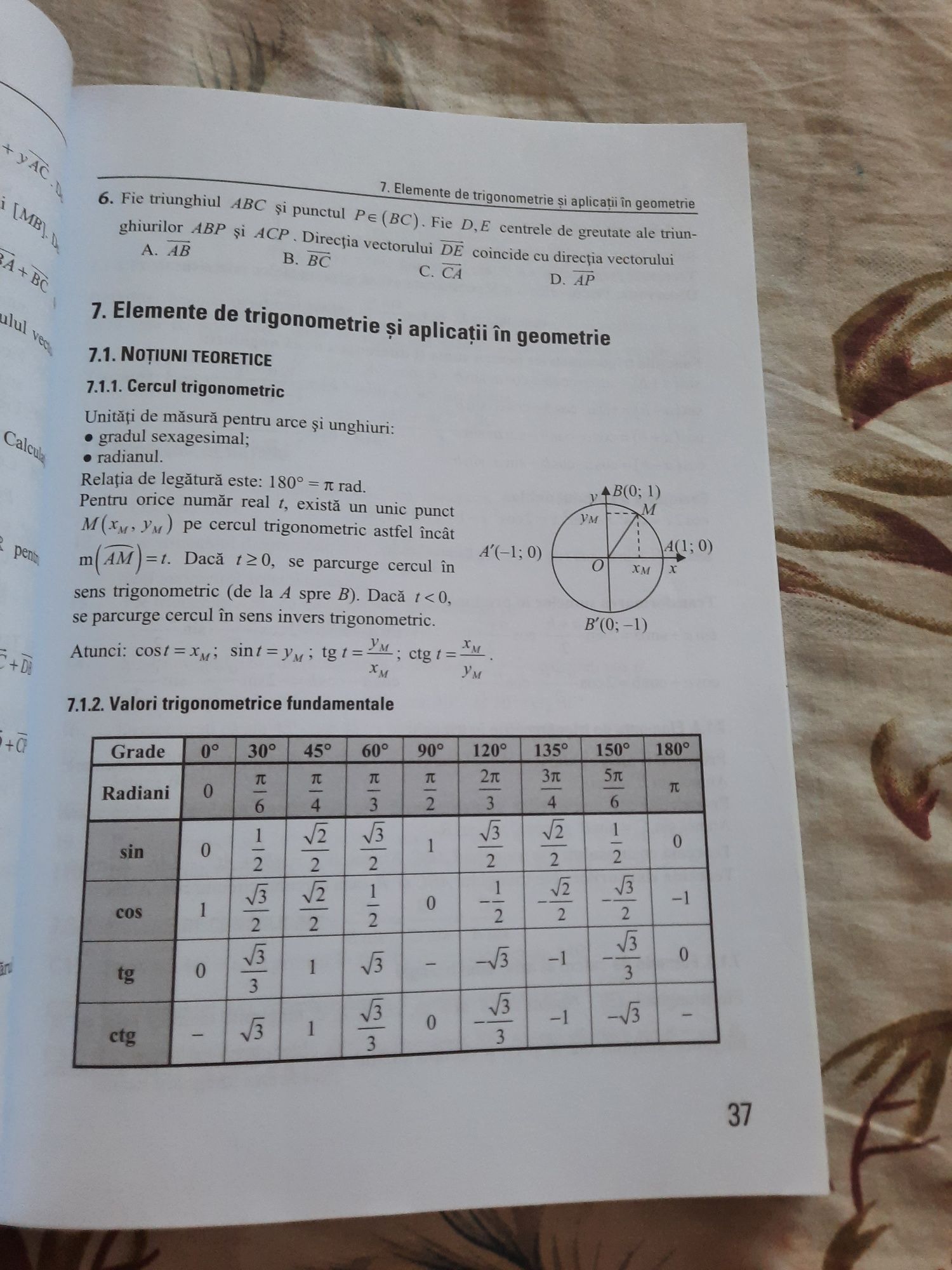 Teste bacalaureat mate 2022