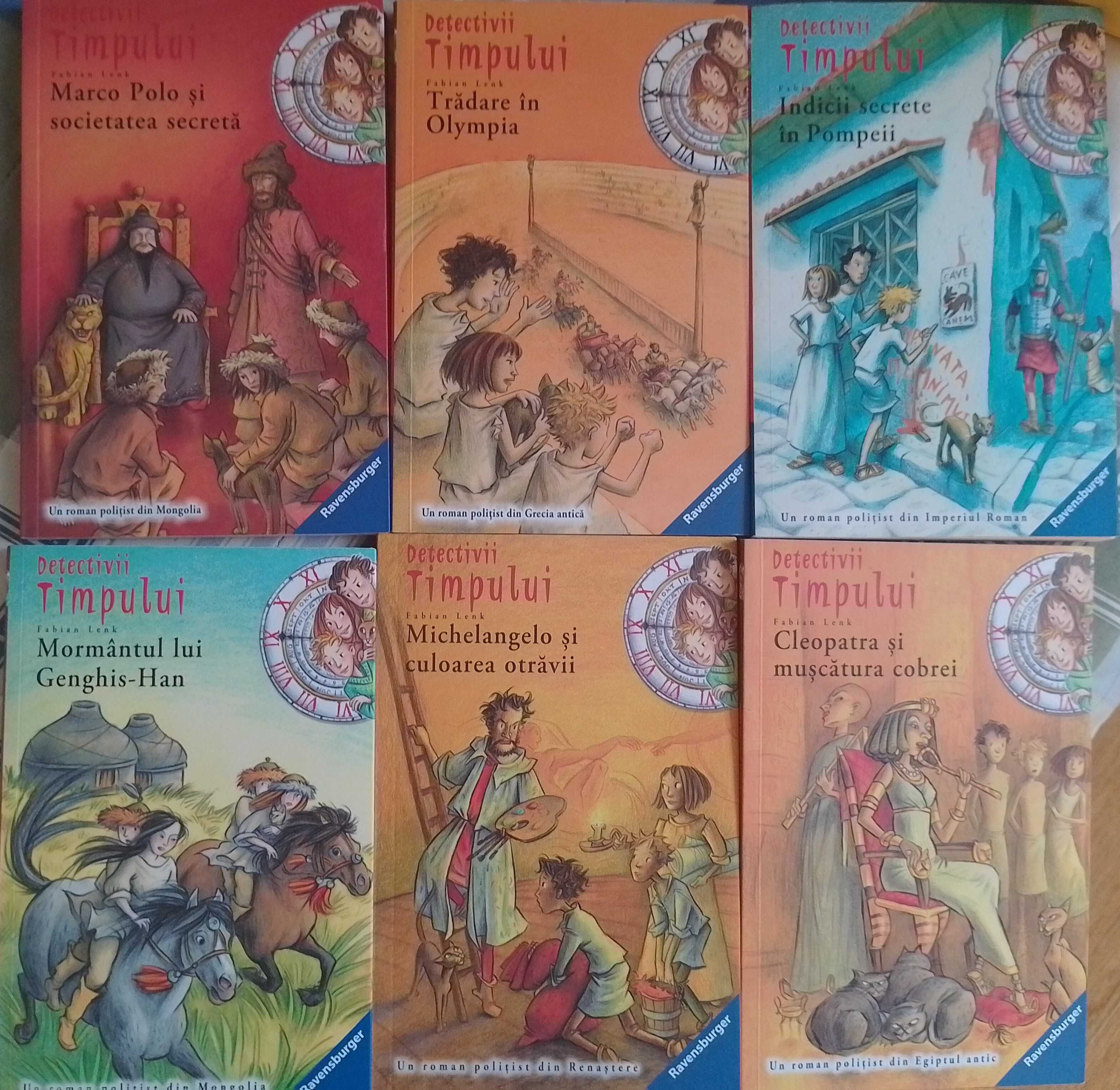 Colectie de carti pentru copii "Detectivii timpului"- Ravensburger