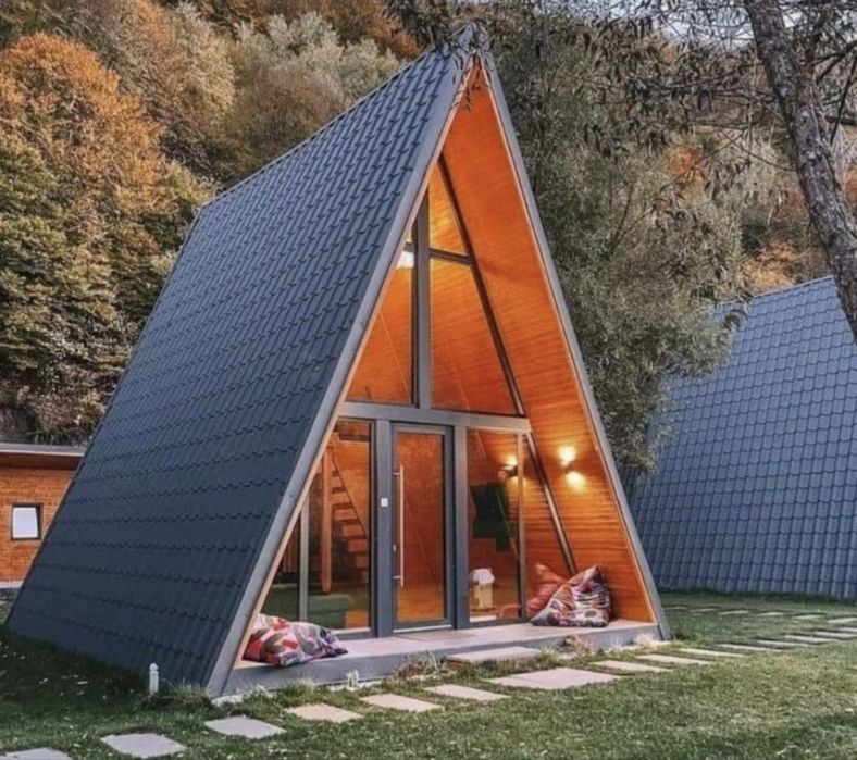 Vand cabane tip A frame, acceptam variante auto