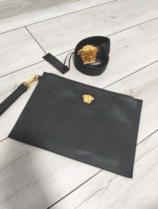 Geanta plic și curea set Versace