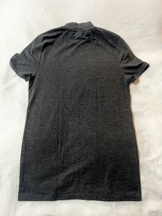 Асос тениска с висока яка,сива, размер S