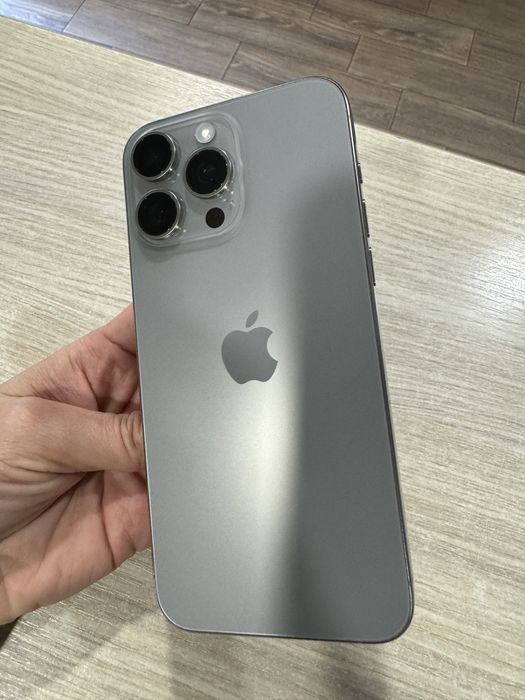 iPhone 15 Pro Max, 256GB, 5G, Natural Titanium, Bateria 98%!