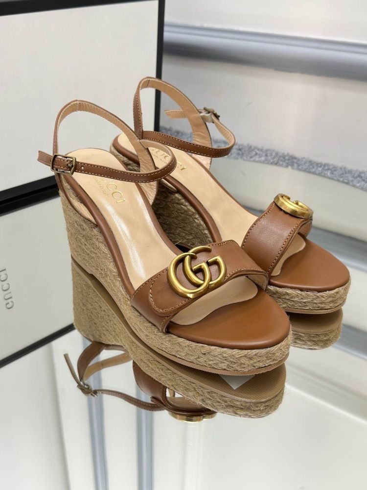Sandale Gucci - POZE REALE- calitate superioară:mărimi 36-41