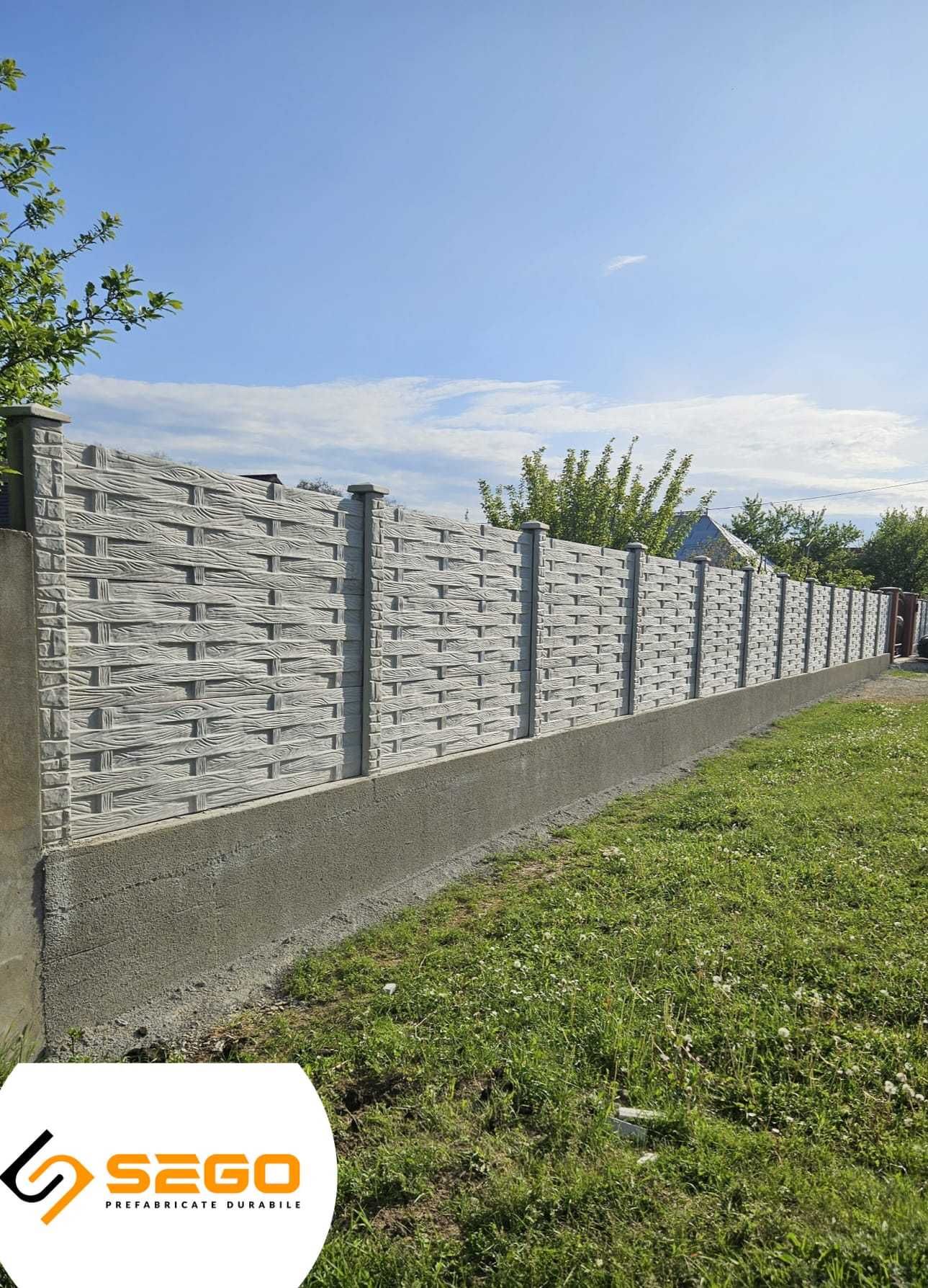 Gard din placi beton Sego