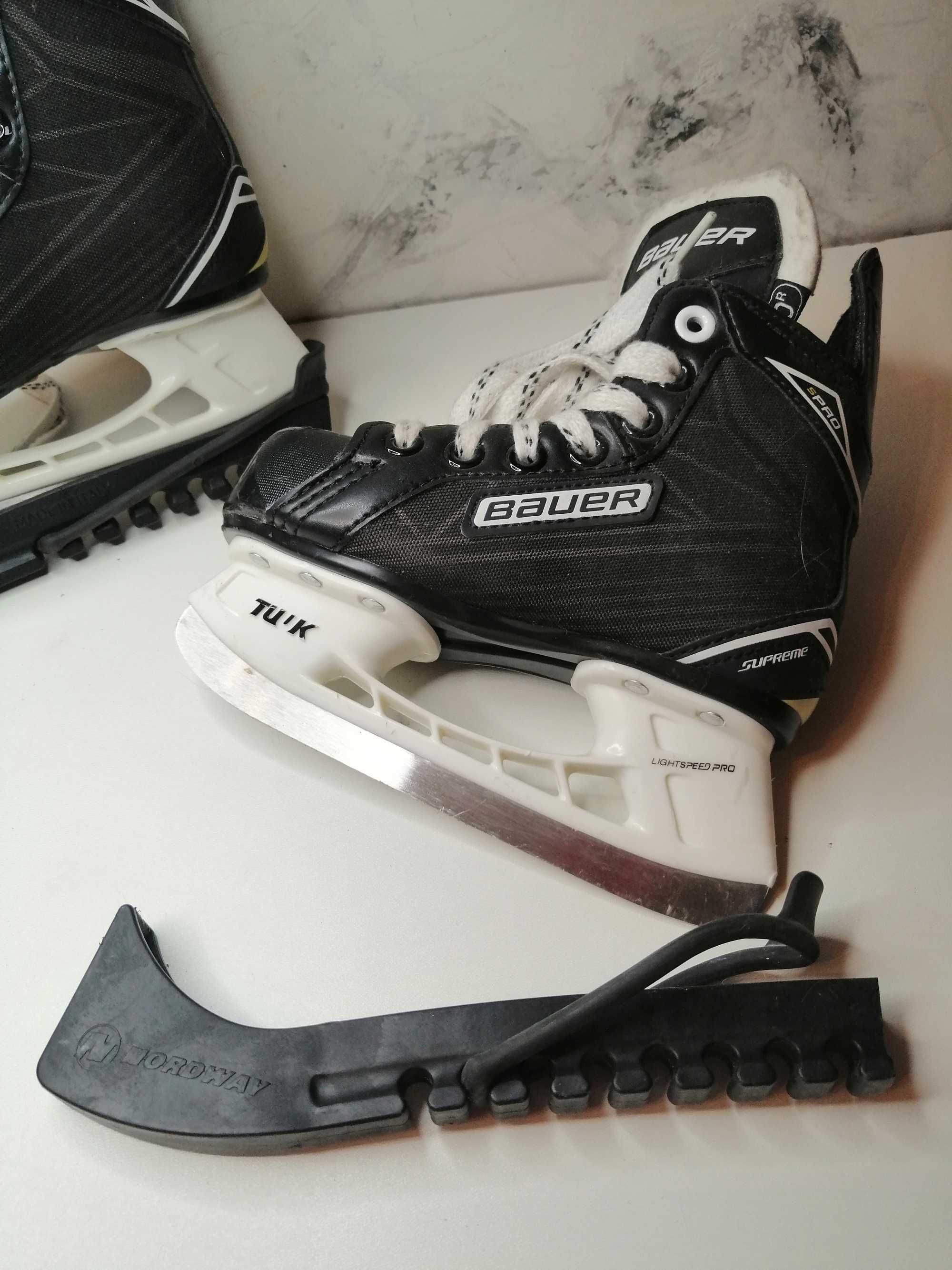 Детские профессиональные хоккейные конки Bauer Supreme 28 размера