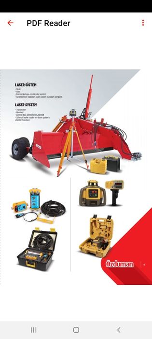 Лазерный планировщик Ozduman  Турция