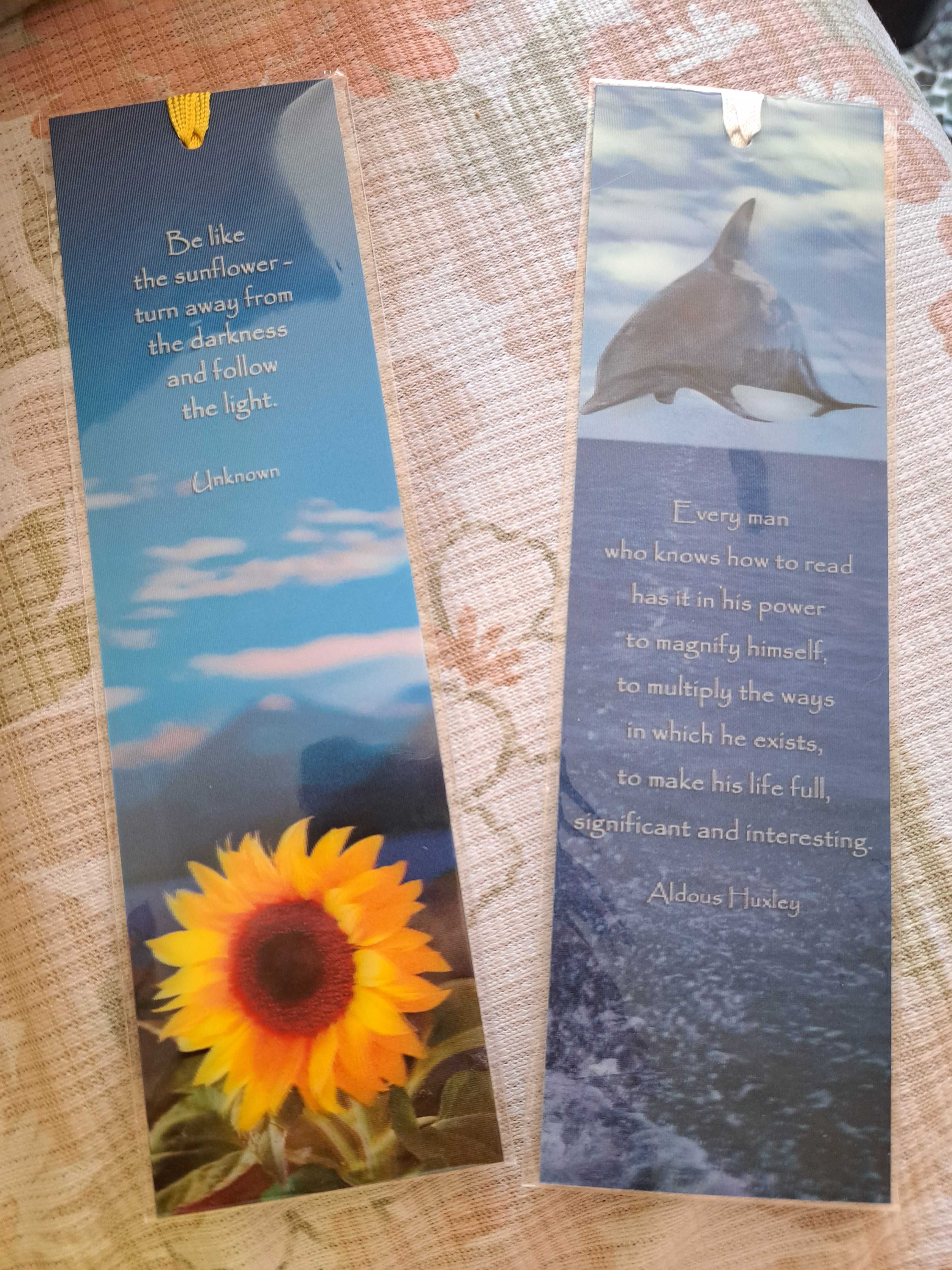 3D книгоразделител с послание, Authentic Bookmarks