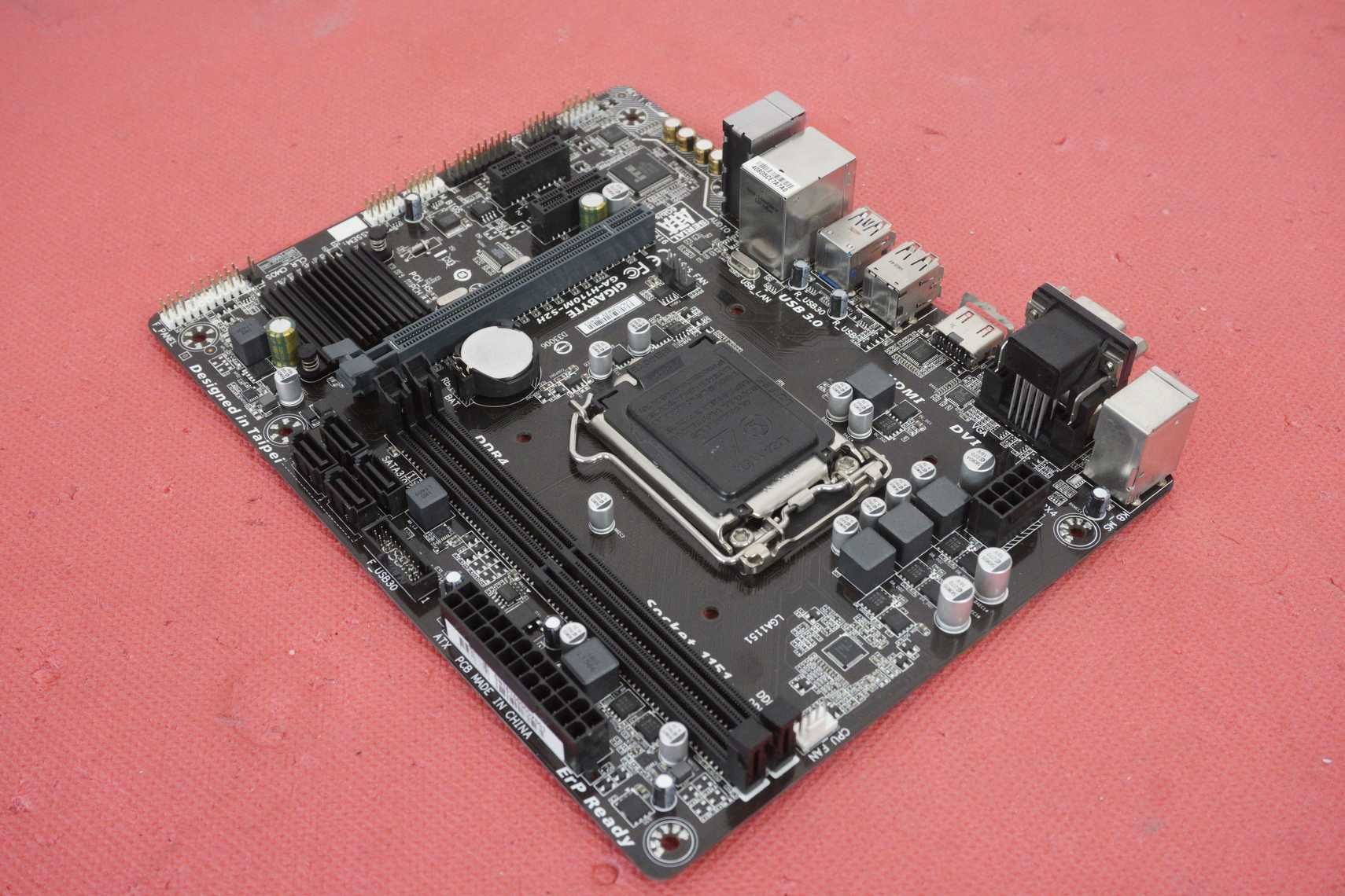 [LGA 1151 v1] Дънна платка Gigabyte GB-H110M-S2H mATX Intel 6/7th gen
