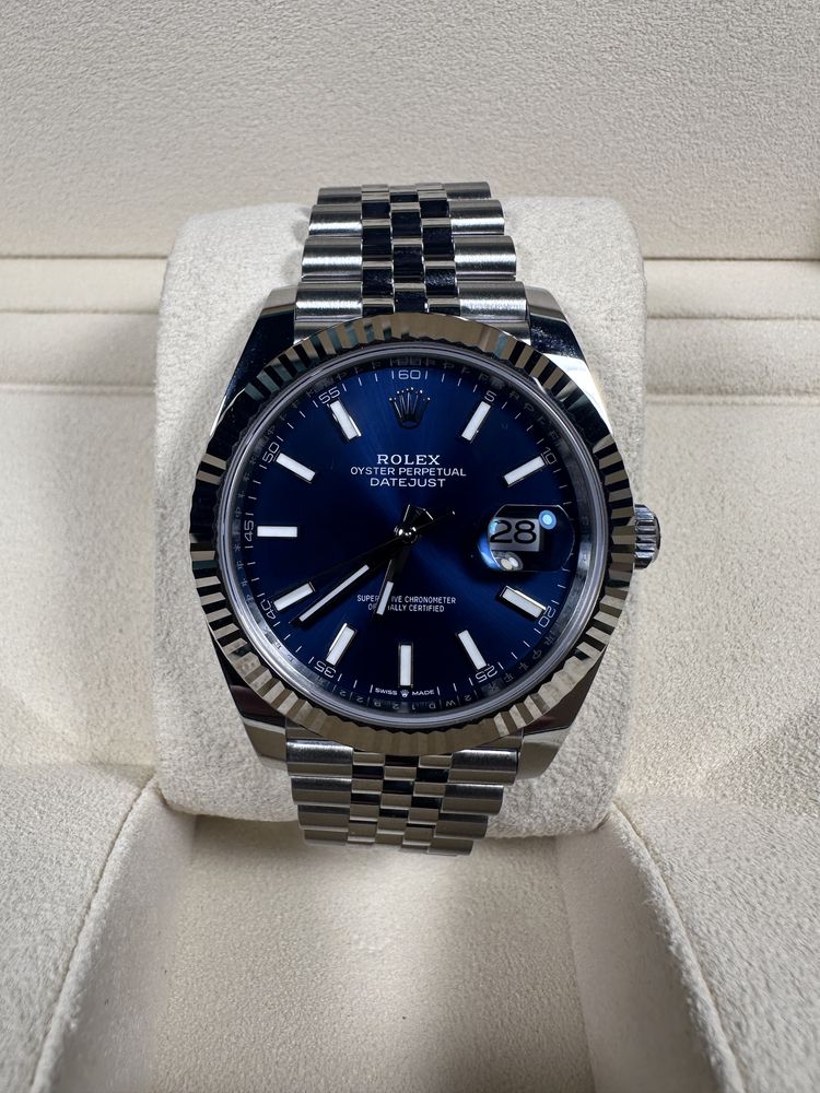 Rolex Datejust 41 albastru jubilee