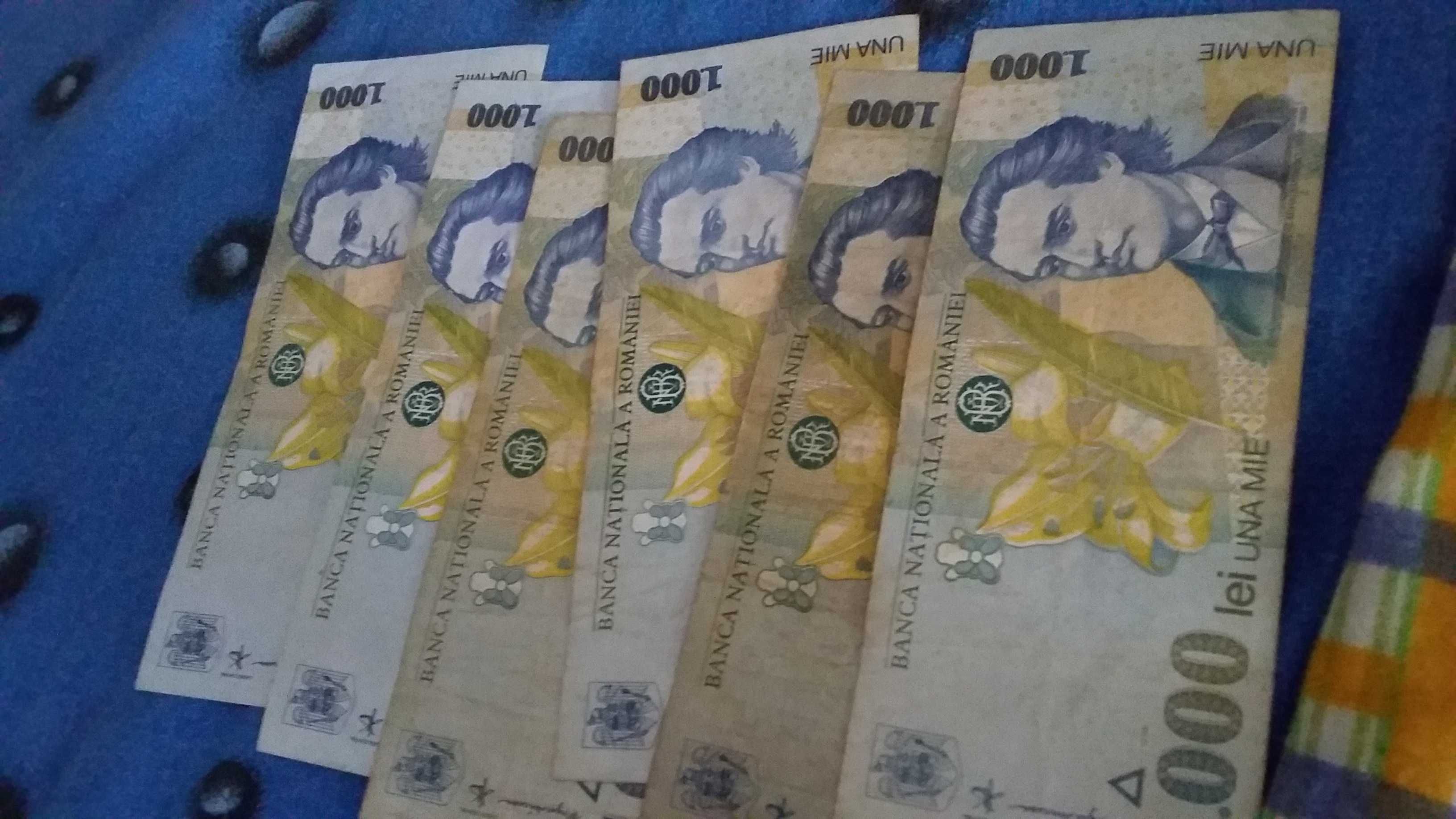 Lot 31 bancnote de 1000 si 5000 lei