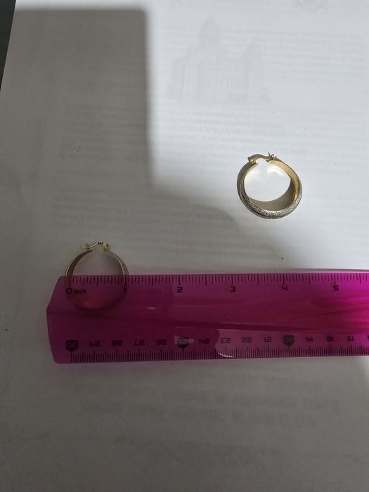 Cercei aur in 2 culori 7.05 g